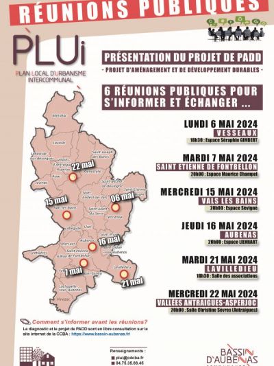 Photo PLUi : Réunion Publique